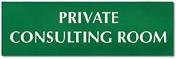 Door Nameplate (no holder)  - 200 x 50mm - Choice of popular colour combinations